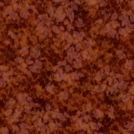 Fall Friends Tonal Leaf Blender Rust Fabric