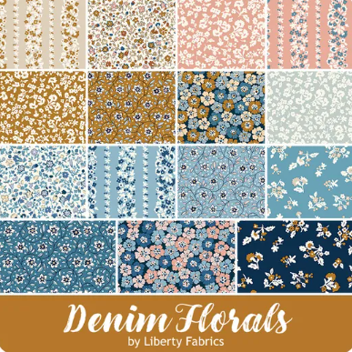 Liberty Denim Florals 10” Stacker