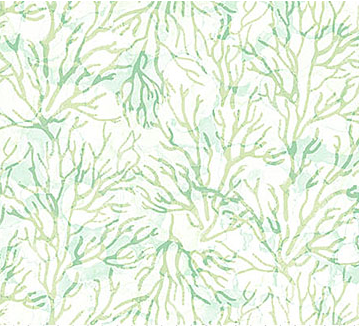 Deep Blue TONAL CORAL Fabric