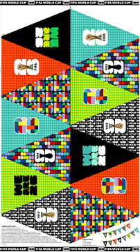 Fifa BUNTING BLACK MULTI PANEL