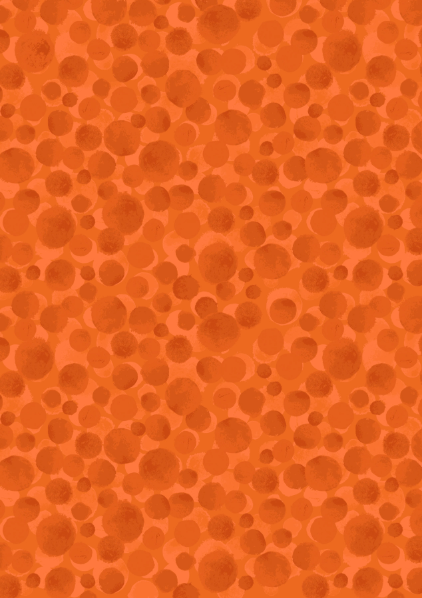 Bumbleberries Blender Brazilian Orange Fabric