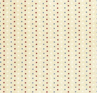 Stars of Valor Little Stars All Over Cream Fabric