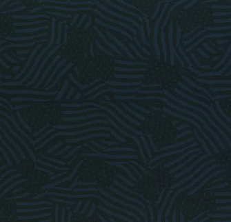 Stars of Valor Flag Texture All Over Navy Fabric