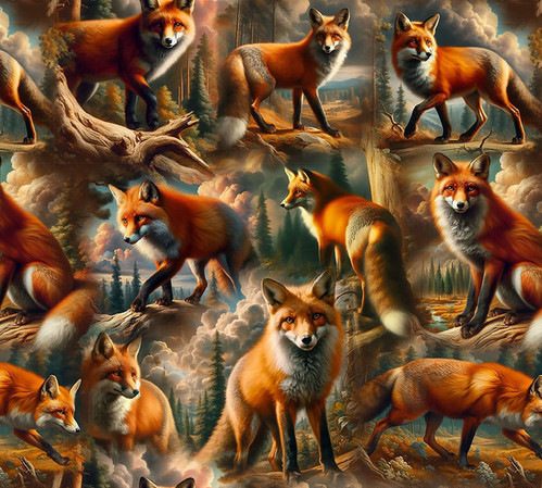 Wilderness Song 4180-33 Amber Fabric