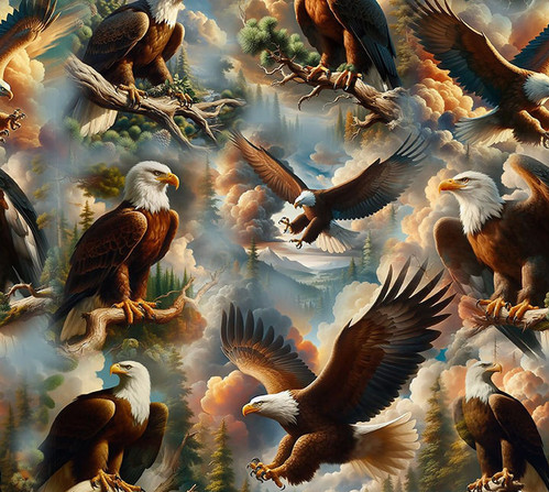 Wilderness Song 4179-39 Brown Fabric
