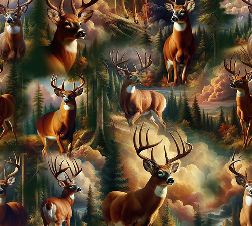 Wilderness Song 4178-39 Brown Fabric