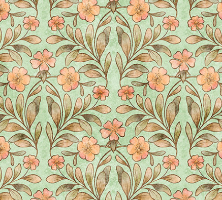 HEDGEHUGS 2600 31417 H 15O SAGE Fabric