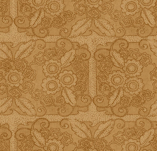 Gingerbread Lacy Blender Gingersnap Fabric