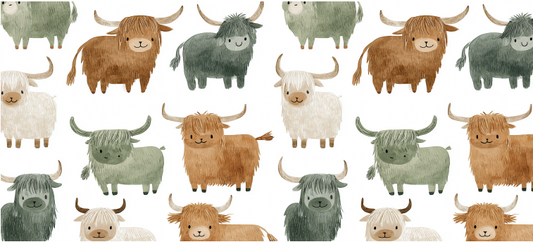 Stitch and Go Bag Kit #152 Highland Cows