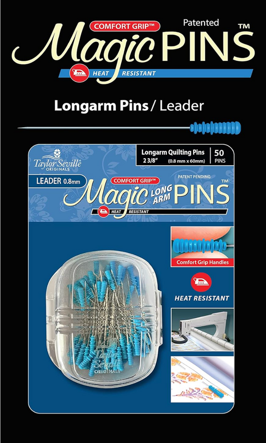Magic Pins Long Arm Leader (0.8mm), 50pc