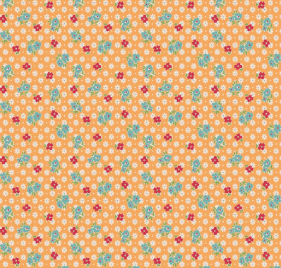 Farmer's Daughter Feedsack Marigold Fabric