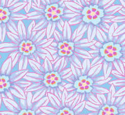 From the Archives Potentilla Blue Fabric