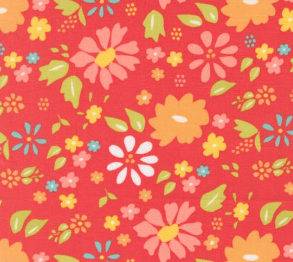 Delightfully Yours Wildflower Florals Geranium Fabric
