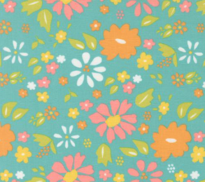 Delightfully Yours Wildflower Florals Poolside Fabric