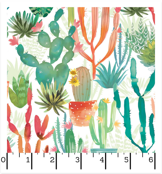 Desert Dreams - Cactus - Multi - Yardage
