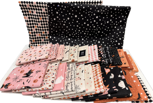 Purrville Pattern - Purrs and Boos Collection 72.5"x 76.5" - Quilt Kit