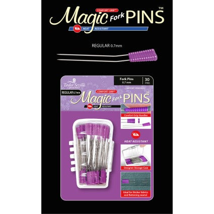 Magic Fork Pins Regular 0.7mm 30ct