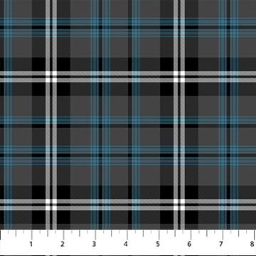Tartan Traditions Gray Multi Nunavut Fabric