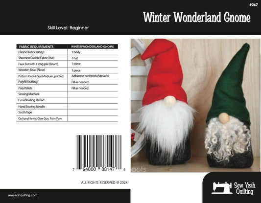 Winter Wonderland Gnome Pattern