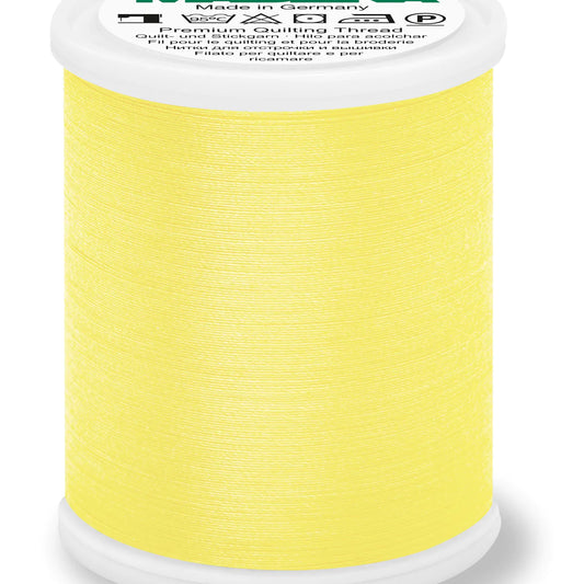 Madeira 1000m Cotton Lemon Yellow Thread