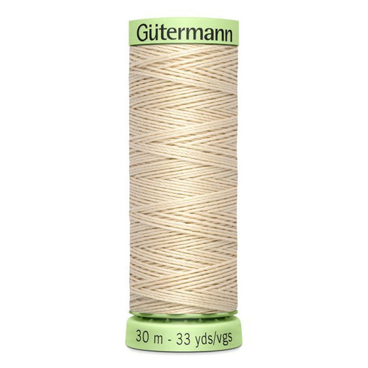Gutermann - Heavy Duty Top-Stitch Thread 33 yds - #030 - Bone
