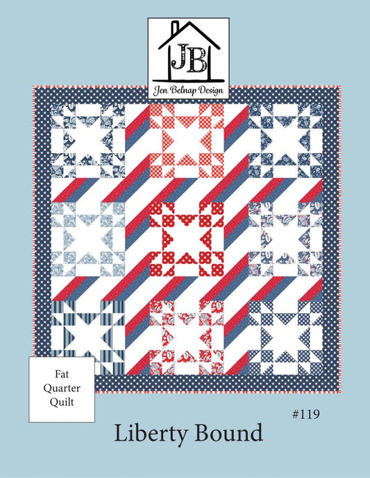 Liberty Bound Quilt Pattern 74" x 74"