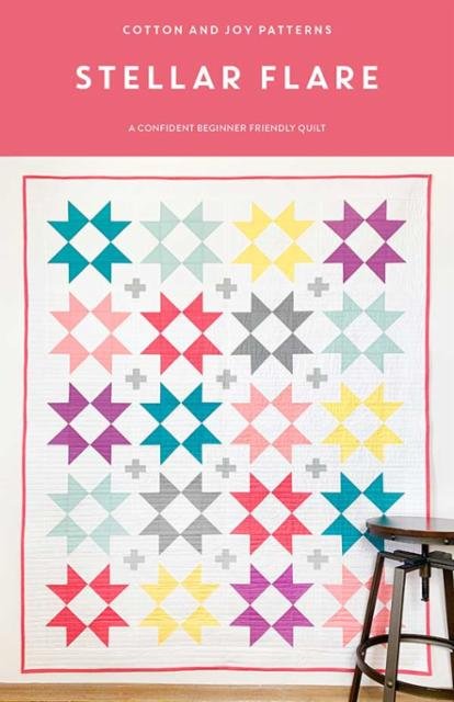 Stellar Flare Pattern - Collection Between the Pages 58 x 71" - Quilt Kit