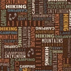 Trailhead Adventure Outdoor Adventure DCX12383-BROW-D Fabric