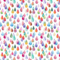 Paws in the Rain RAIN SHOWER DCX12401-MULT-D Fabric