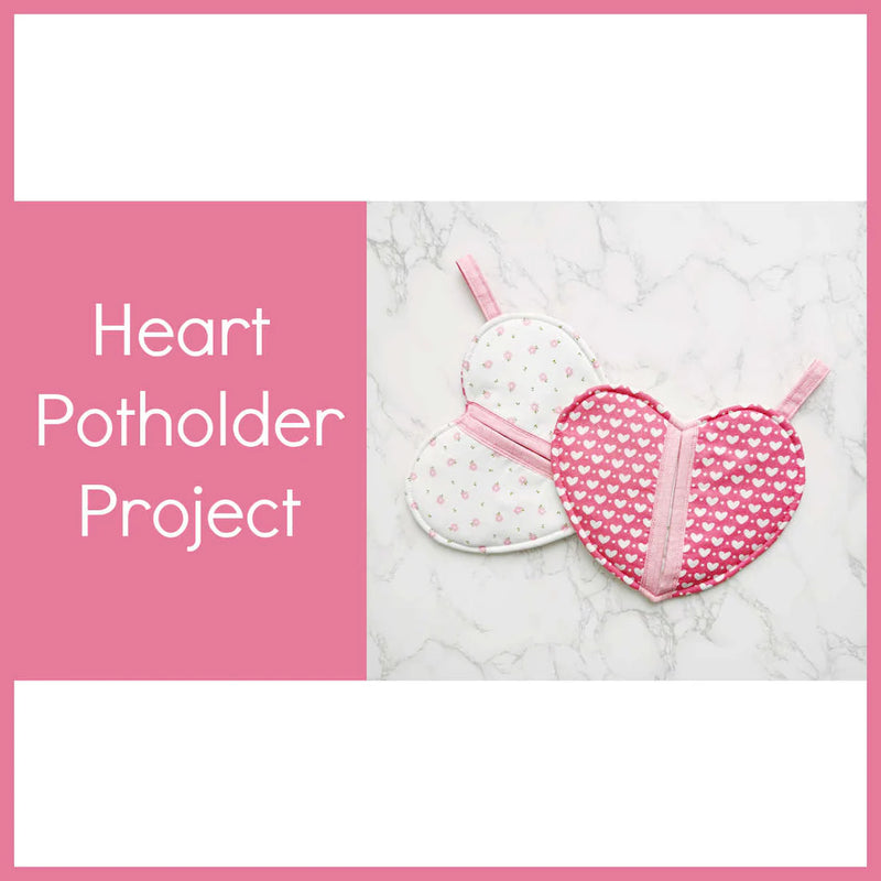 Heart Potholder Pattern with Template