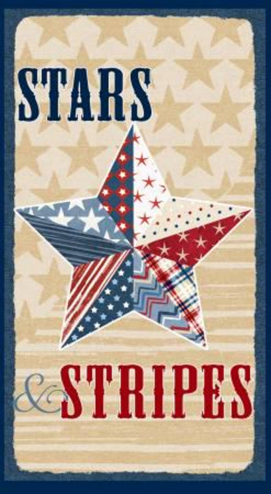 Wilmington Prints Stars of Valor Panel 24"