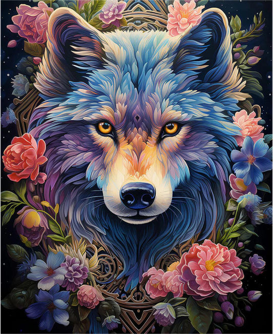 Celeste Collection Camelot - Wolf Panel 36" x 43" - Panel