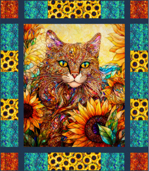 Sonny in the Sunflowers - Quilt Kit