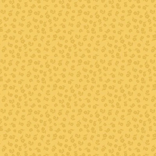 Strawberry Patched - Marcus - Tossed Floral - Yellow - Yardage