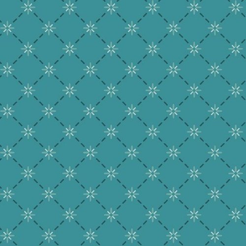Strawberry Patched - MARCUS - R791707D Teal - Geo - Yardage
