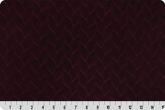Luxe Cuddle - Avery - Black Cherry - Yardage