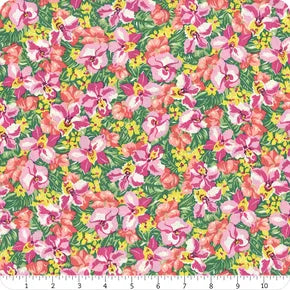 Postcard from Paradise Orchid Tumble B -01667436B - Yardage