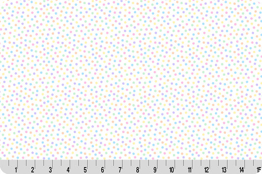 Quilting Cuddle - Barely Basics - Lots a Dots - Pastel - Yardage