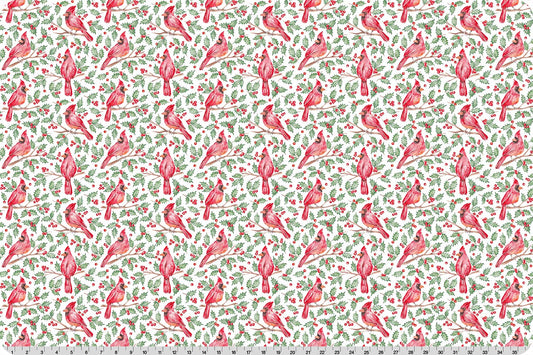 Quilting Cuddle - Christmas Keepsake - Cardinal Joy - Multi - Yardage
