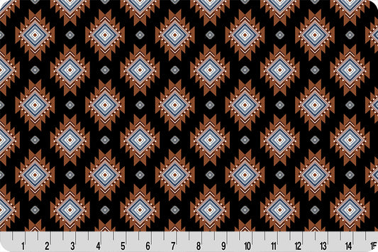Quilting Cuddle - Echoes of the Range - Running Wild - Black - Yardage