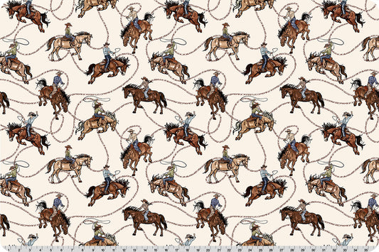 Quilting Cuddle - Echoes of the Range - Saddle Ranch - Natural - Yardage