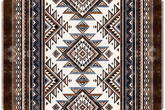 Quilting Cuddle - Echoes of the Range - Santafe - Chocolate - Yardage