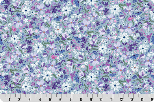 Quilting Cuddle - Whispering Blooms - Charmed - Purple - Yardage