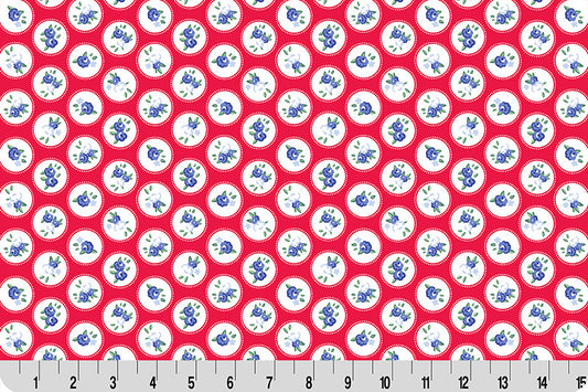 Quilting Cuddle - Cottage Rose Lane - Windsor - Candy Apple - Yardage