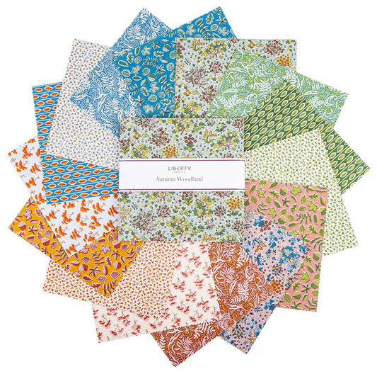 Autumn Woodland - 5" Squares, 42 pcs - Charm Pack