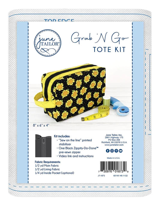 June Tailor - Grab 'n Go Tote Zippity-Do-Done Black