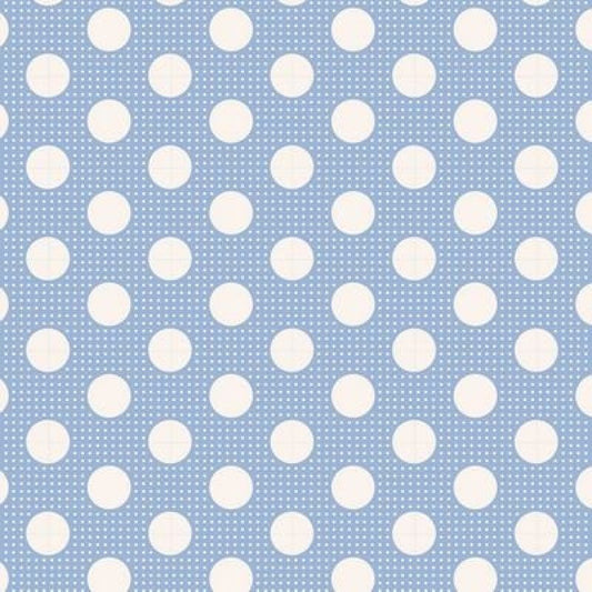 Tilda - Dots - Blue - Yardage