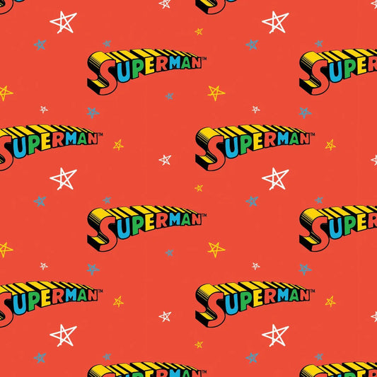 DC Comics Superman Emblem Doodle Yardage