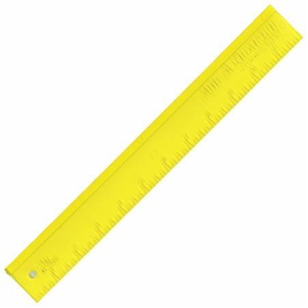 Add-A-Quarter 12" Yellow Ruler