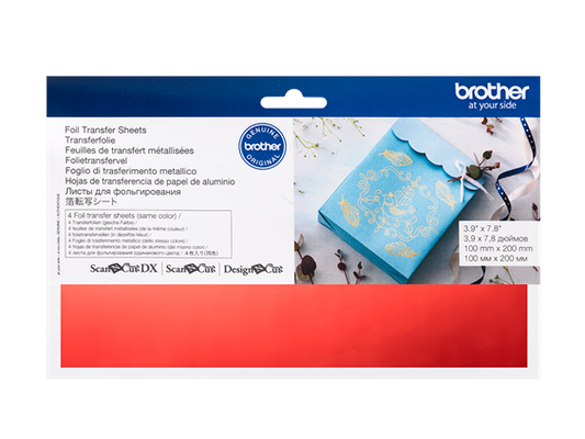 Brother Foil Transfer Sheets CAFTSRED1